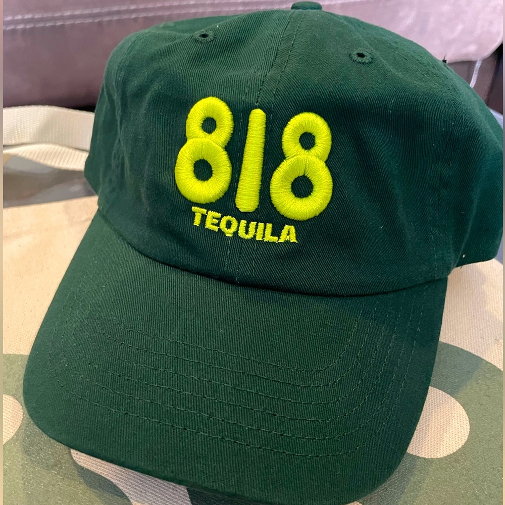 New 818 Tequila Hat Green COMES WITH 818 Tote bag and individual sticker